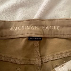 American eagle khaki super stretch pants